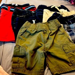 Bundle boy shorts mix brand lot of 9 shorts kids summer bottoms clothes size 4